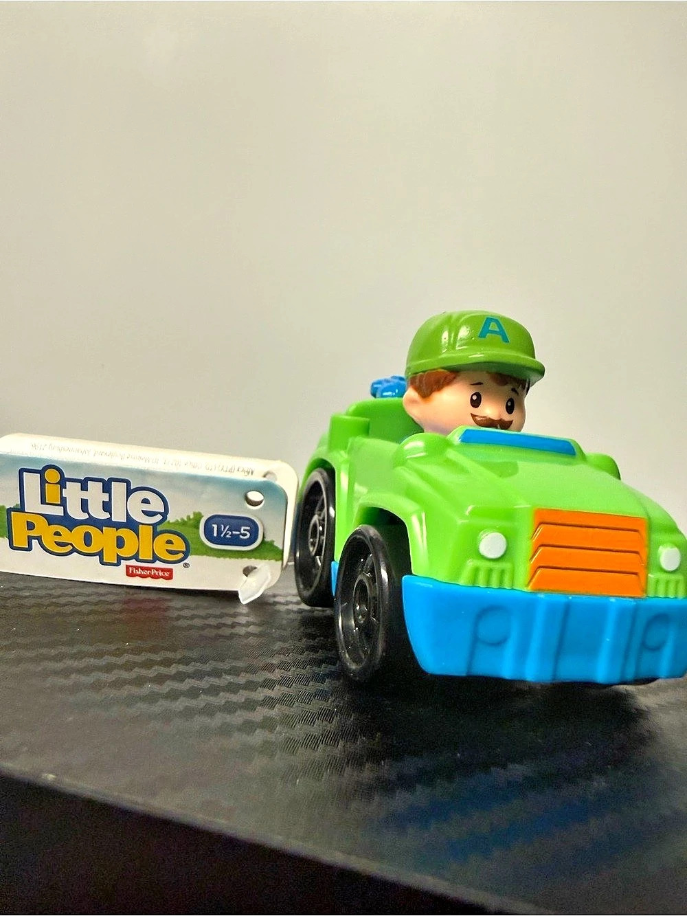 Fisher-Price Little People Wheelies 4x4 Green & Blue Vehicle